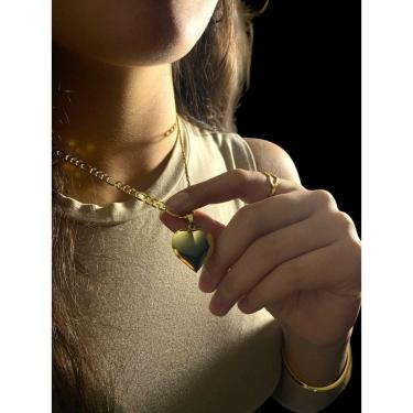 Imagem de Kit Banhado: 3X1 5Mm, Corações, Pingente, Anel, Brinco