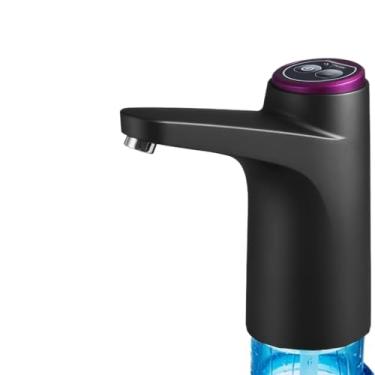 Imagem de Distribuidor de bomba elétrica garrafa de água galão auto recarregável USB(Preto)