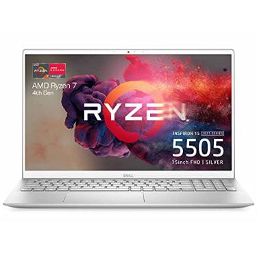 Imagem de Dell Laptop Inspiron 5505 AMD Ryzen(TM) 7 4700U 8GB DDR4 256GB M.2 PCIe NVMe Unidade de Estado Sólido 39.6 cm FHD (1920 x 1080) LED antirreflexo Tela WVA com borda estreita sem toque