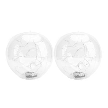 Imagem de Zopsc Luzes de Piscina Flutuantes Solares, 13,78in Infláveis ​​ Iluminam Bolas, Decoração de Festa da Piscina, para Jardim, Paito (Cor)