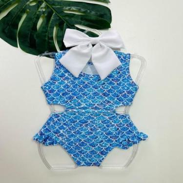 Imagem de Maiô Infantil Body Maiô Infantil Natação Praia Piscina Verão - ELÔ KID
