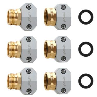 Imagem de Conector de reparo de mangueira de jardim que encaixa em 3 conjuntos d