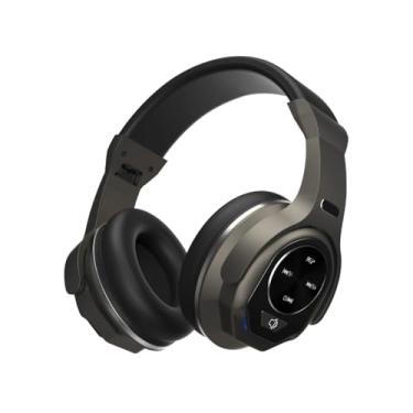 Imagem de Fone de Ouvido via Bluetooth Cancelamento de Ruído ANC Headset com Função Viva-Voz: (Prata)