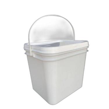 Imagem de Balde P Champagne De 3.6L Retang Com Tampa Lacre25Un