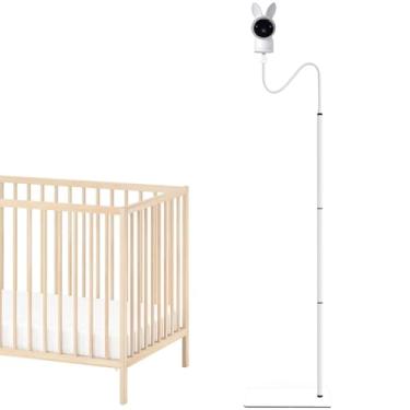 Imagem de Derebir Suporte para monitor de câmera de bebê de chão compatível com ARENTI 2K/A4/1M/3QM/P2Q/B2/P2F Suporte ajustável para câmeras de bebê (69 polegadas/câmera não incluída)