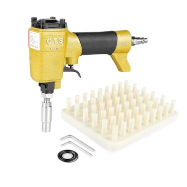 Imagem de Pistola de pregos pneumática Deco 1170 7/40.6 cm (11,7 mm) de diâmetro da cabeça para estofamento, couro de sofá, móveis