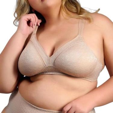 Imagem de Sutiã Sem Bojo Sustentação Seios Volumosos Duloren 111248, 48, Bege