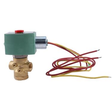 Imagem de IEQFUE Válvula solenoide 02250125-657 compatível com compressor de ar Sullair 1/4 NPT 02250125657
