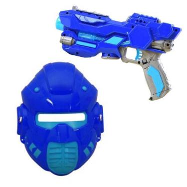 Imagem de Lançador Espacial Hora da Disputa com Máscara - Unik, Azul