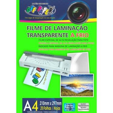 Imagem de Plastico para Plastificacao Filme A4 Transp.laminacao Frio PCT.C/20 - 