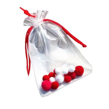 Imagem de simhoa Bolsa de transporte de PVC para bonecas, bolsa para bonecos de pelúcia, Red L