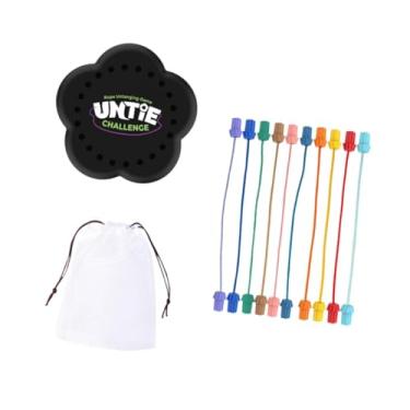 Imagem de Dynwave Corda desembaraçar brinquedo desktop jogo inteligência desenvolvimento sensorial social portátil lógico pensamento corda puzzle brinquedo para