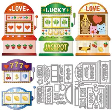 Imagem de GLOBLELAND Máquinas caça-níqueis de corte de metal para corte de máquina de jogos, moldes de gravação em relevo para scrapbooking, artesanato, cartões de papel