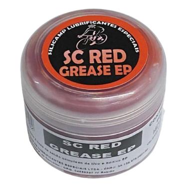 Imagem de Graxa Vermelha Caixa Central Direção Eixo Rolamentos De Bike