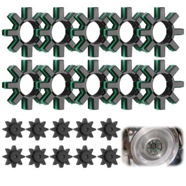 Imagem de TNJPSEK 10 conjuntos 45254-28040 Kit de bucha de acoplador de direção elétrica compatível com Camry Corolla Prius C-HR Avalon RX ES NX UX, amortecedor de borracha do eixo do motor substitui