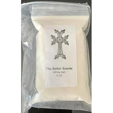 Imagem de Material de enchimento do queimador de incenso natural de cinza branco *** 113 g *** Saco ideal para incenso autoqueima ou incenso de carvão. Retém oxigênio para ajudar seu incenso a queimar melhor.