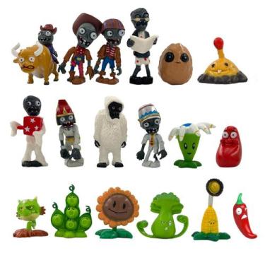 Imagem de Conjunto de brinquedos Dyharnsty Plants vs Zombies 18 figuras de 4-8 c
