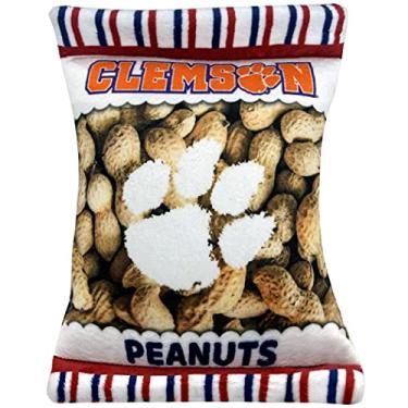 Imagem de NCAA Clemson Tigers Brinquedo de pelúcia para cães e gatos – Brinquedo de pelúcia para cães e gatos mais fofo para cães e gatos com lindo nome/logotipo do time de beisebol