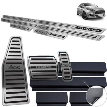 Imagem de Pedaleira Auto Soleira Descanso Preto New Fiesta Titanium