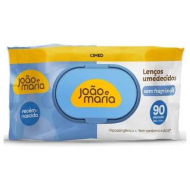 Imagem de Lenço Umedecido João e Maria Sem Fragrância 90 Unidades Cimed