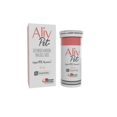 Imagem de Aliv Pet 150mg Suplemento Cães e Gatos Agener 40cpr