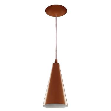 Imagem de Pendente Cone Lowcost Aluminio Decoracao Cobre