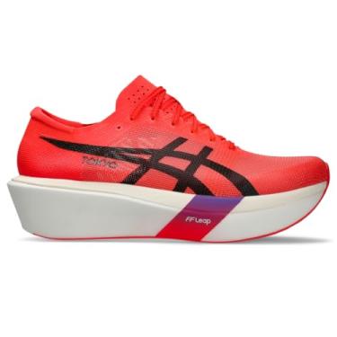 Imagem de ASICS Tênis de corrida unissex METASPEED Sky Tokyo, Vermelho claro/preto, 9 Women/7.5 Men