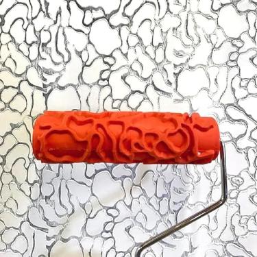 Imagem de Rolo de textura de arte decorativa - rolo de 18 cm (padrão de simplicidade)