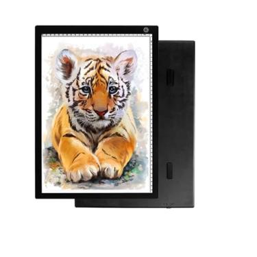 Imagem de Mesa Led A4 3 Níveis de Iluminação Luz Transposição Desenho Profissional