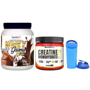 Imagem de Whey Protein Com Beta alanina e creatina que Growth Creatina BCAA Pré Treino + Coqueteleira-Unissex