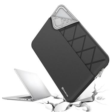 Imagem de Smatree Capa para laptop Dell XPS 16 de 16 polegadas, capa com bolso para acessórios, zíper YKK, design à prova de choque (E646)