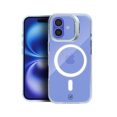 Imagem de Capa Case Capinha Para Iphone 16 - Magsafe Crystal Armor Stand - Não Amarela - Gshield