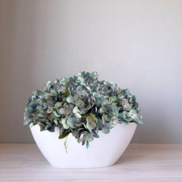 Imagem de 10 buquê flores artificiais tecido mini Hortência para decoração de co