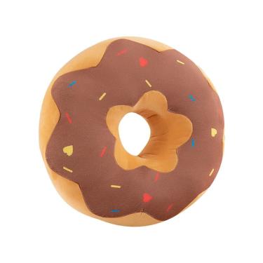 Imagem de Almofada redonda macia de pelúcia Toy Doll Cartoon Donut 40 cm