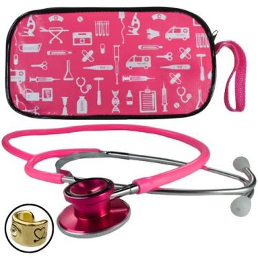 Imagem de Estetoscopio Duplo Duosson Cardiaco Pulmonar Adulto Pediatrico Infanti