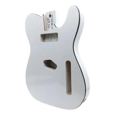 Imagem de Corpo MXP guitarra TL em ASH cor branca com friso BK
