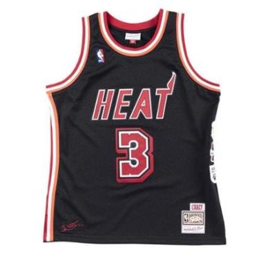 Imagem de Regata Mitchell & Ness Hardwood Classics Swingman Jersey Miami Heat 2006-07 Dwyane Wade Masculino-Masculino