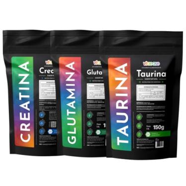 Imagem de Creatina - L-Glutamina - Taurina | 150g | vitaease (150g, Sem sabor)