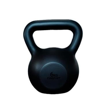 Imagem de Kettlebell 6kg Revestido em ABS Alça Ergonômica Consport