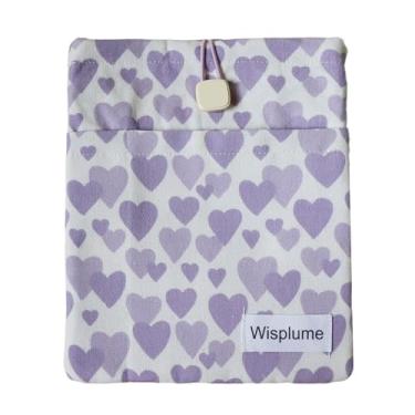 Imagem de Wisplume Bolsa acolchoada para tablet eReader Paperwhite, Colorsoft, Signature Edition, Voyage, Scribe/Kobo eReader, protetor de livros para livros e capas pequenas (azul, grande)