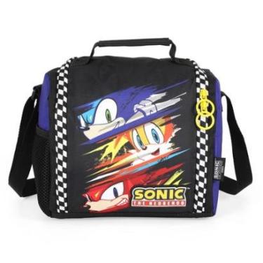 Imagem de Lancheira Termica Escolar Menino Bolsa Merendeira Sonic-Masculino