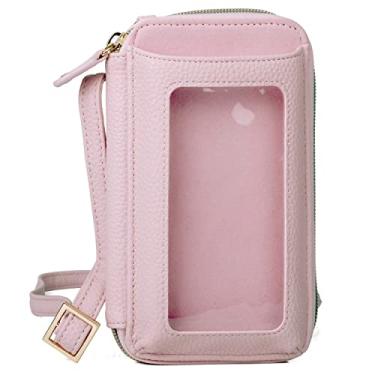 Imagem de Julia Buxton Pebble RFID Everywhere Crossbody, Rosa empoeirado 2, Transversal