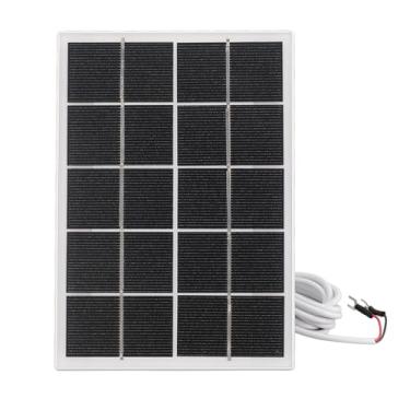 Imagem de Generic A Instalação Fácil Impermeável 3W 5V do Carregador Versátil de Poupança de Energia do Painel Solar da Câmera de Segurança (Branco)