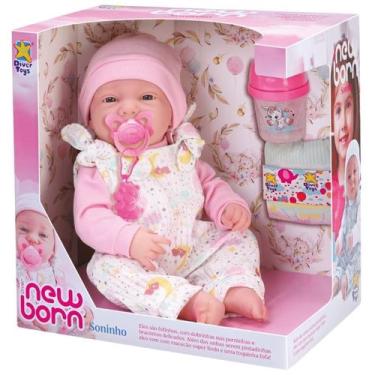 Imagem de Boneca Diver New Born Soninho Menina Divertoys