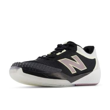 Imagem de New Balance Tênis feminino FuelCell 996 V6, Preto/Branco/Luz Ambiente, 7 Wide