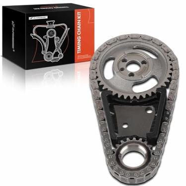 Imagem de A-Premium Kit De Corrente Distribuição Motor Premium 4 Peças Com Roda Dentada E Guia Compatível Jeep, Chevrolet, Buick, Gmc, Isuzu, Oldsmobile Pontiac - Cherokee, Camaro, Century, Sonoma, Rodeo, S10