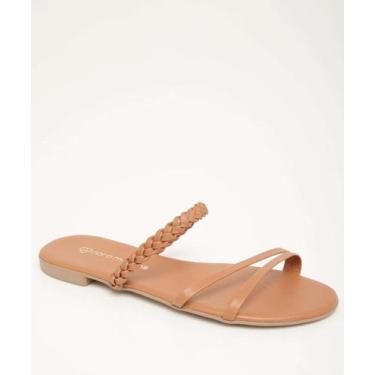 Imagem de Rasteirinha Feminina Tiras-43039 - NARA MARTINS, 38, Marrom