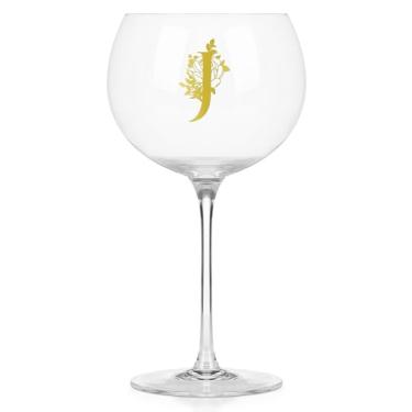 Imagem de Onebttl Taças de vinho personalizadas com haste, presentes de vinho fofos para mulheres, presentes com monograma para amantes de vinho em aniversários de Natal, com inicial J