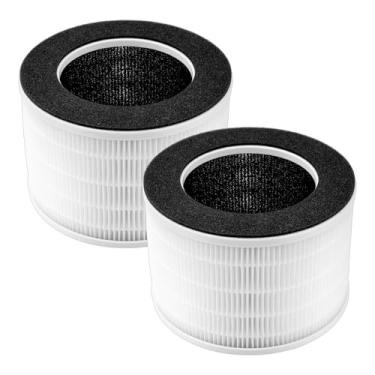 Imagem de (Pacote com 2) filtro de substituição AP-H400 para umidificador de névoa fria e purificador de ar Homedics, filtro de grau AP H400 H13, filtros 3 em 1, filtros de carvão ativado e pré-filtro