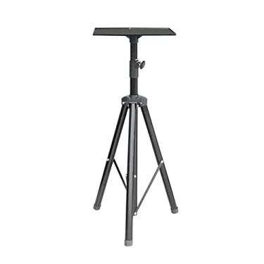 Imagem de uhyOHF Suporte extensível para projetor, do chão ao teto, três pernas, resistente, para casa, sala de estar, sala de conferências, projetor telescópico, prateleira, suporte de parede (uma cor-A